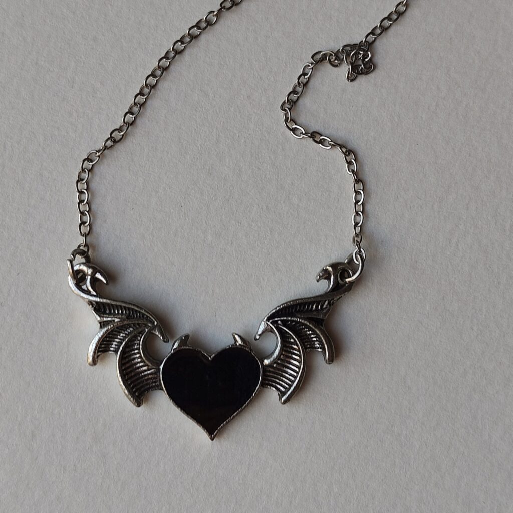 Winged Heart Necklace