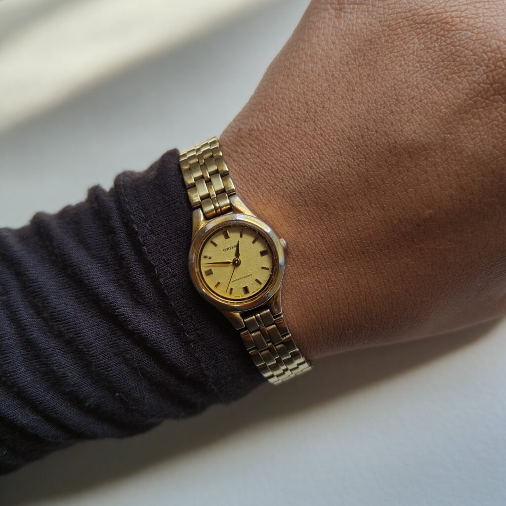 Vintage Dainty Gold Orient Watch