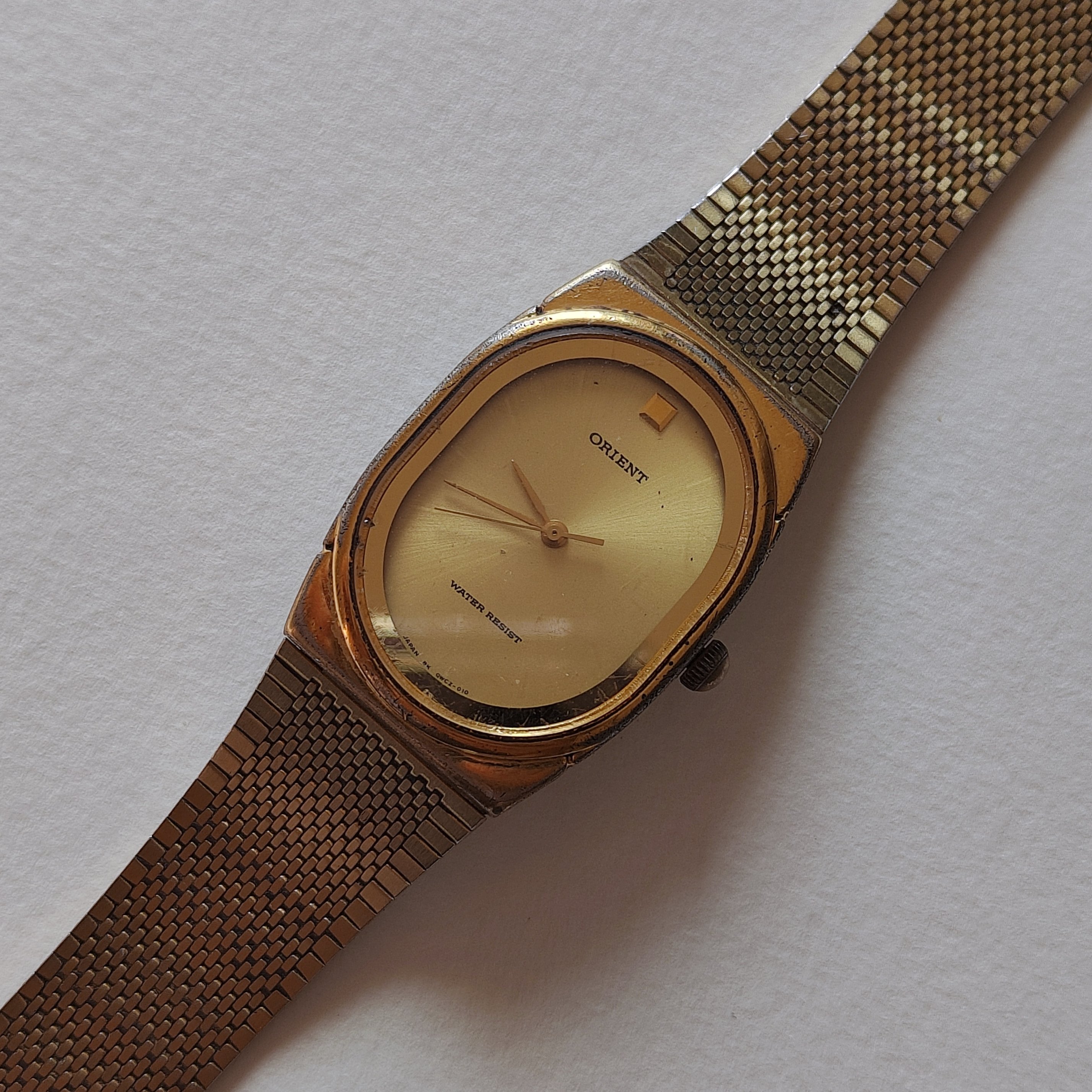 Vintage Oval Gold Orient Watch