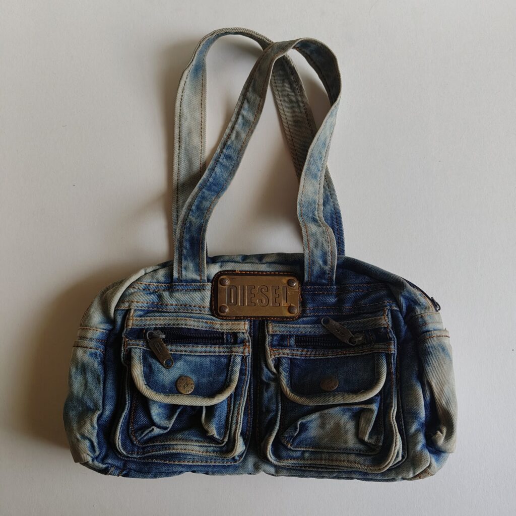 Diesel panelled Denim Bag