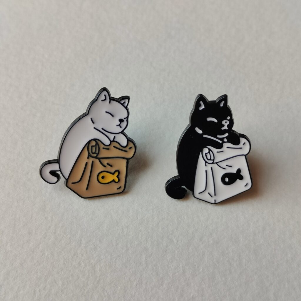 Matching Cat pins