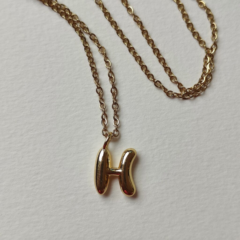 H Initial Necklace