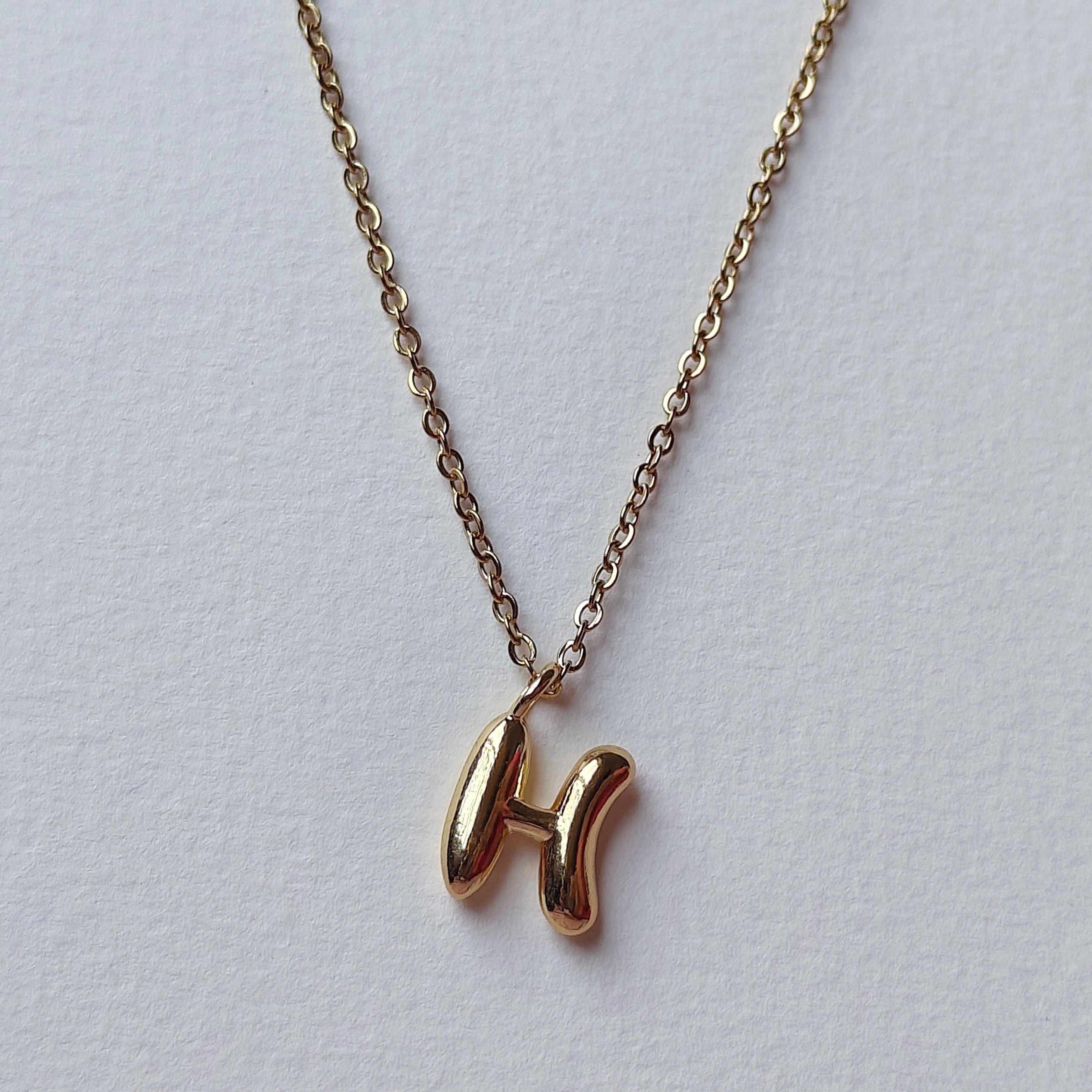 H Initial Necklace