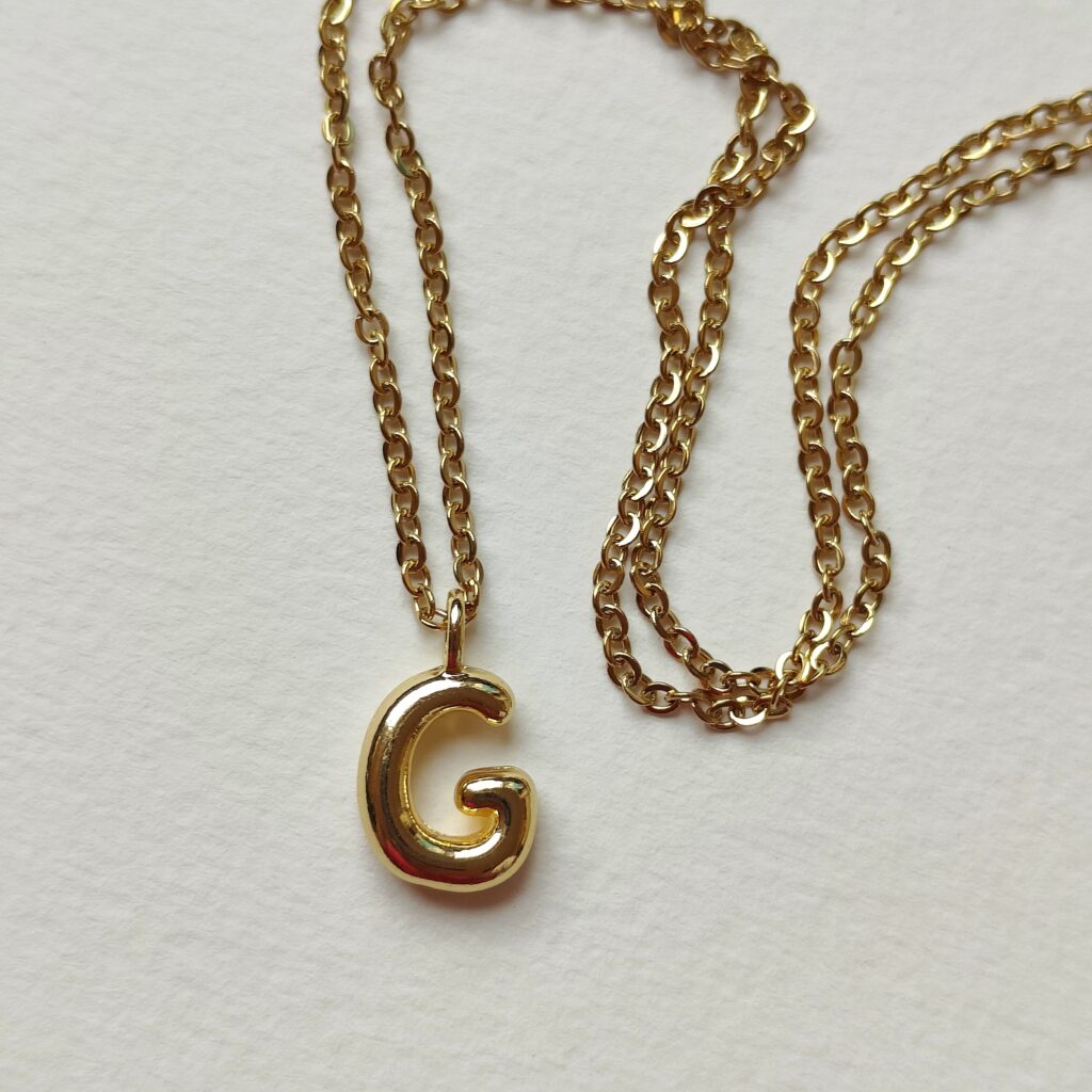 G Initial Necklace