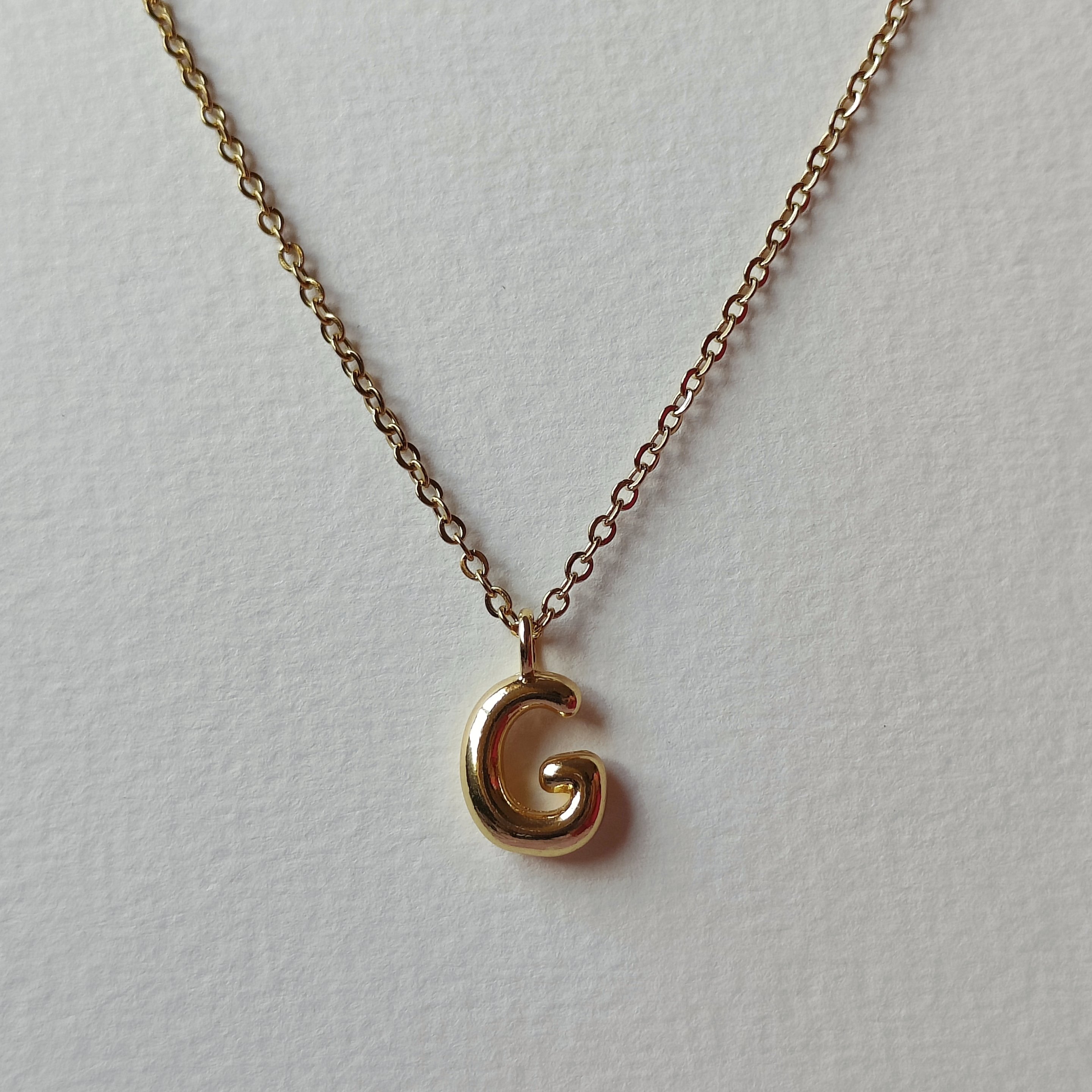 G Initial Necklace